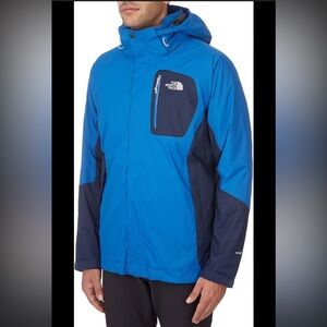 The North Face Men's Triclimate HyVent Two-Tone Blue Performance Jacket